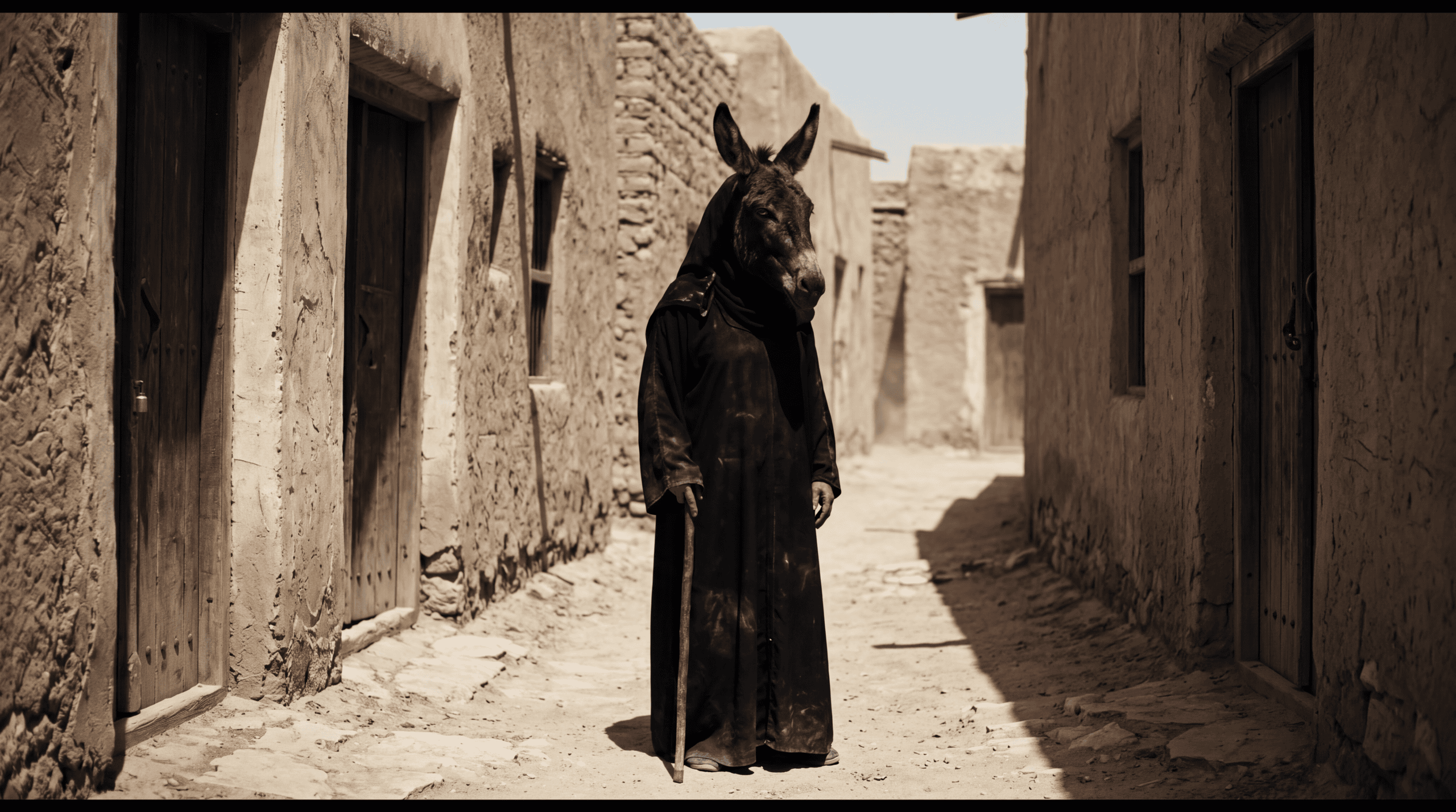 حمارة القايلة كائن خرافي يظهر وقت الظهيرة في زقاق قديم