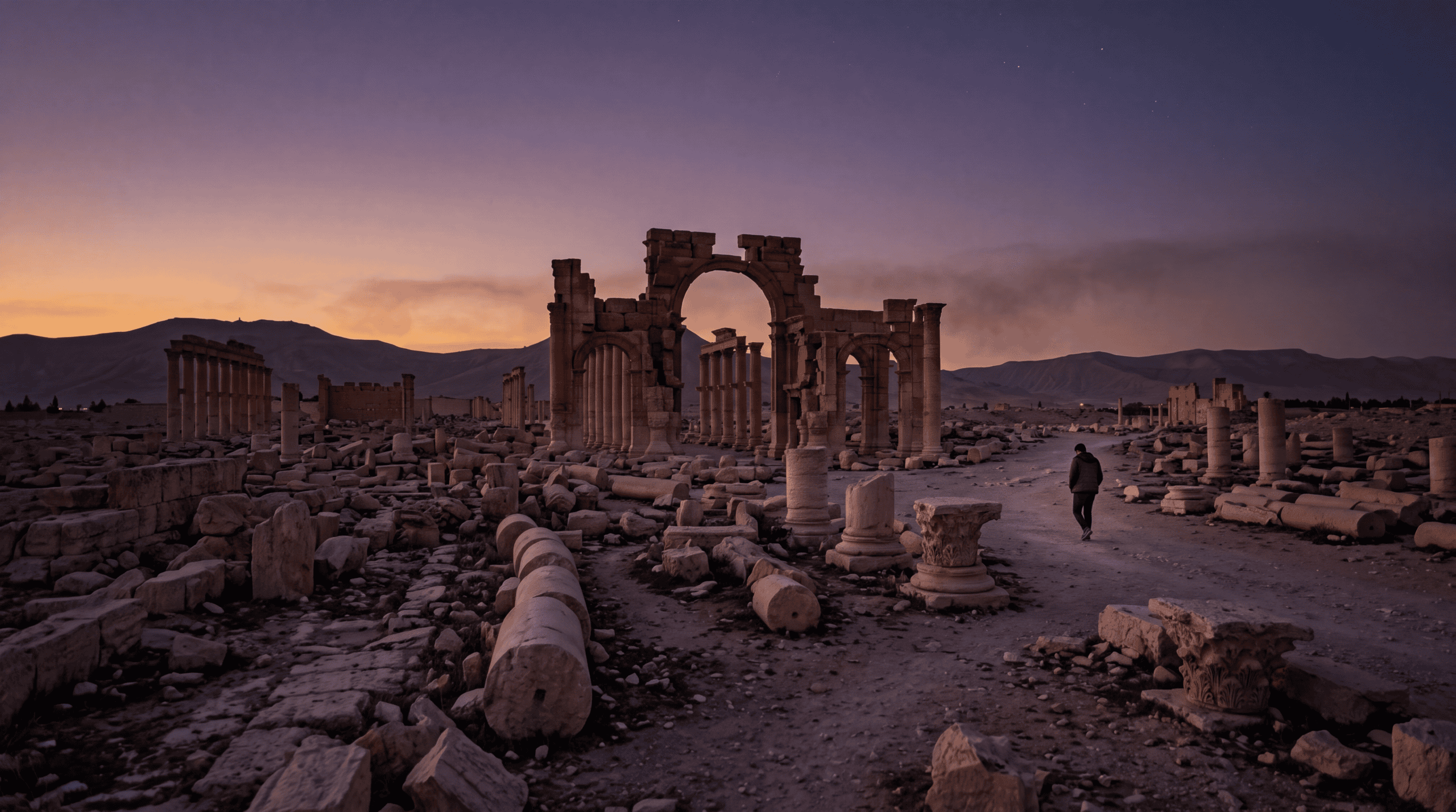 ما تبقى من مدينة تدمر بين الأنقاض والغموض
